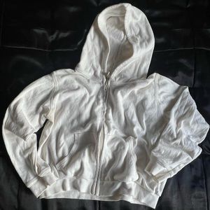 Skims cropped zip up